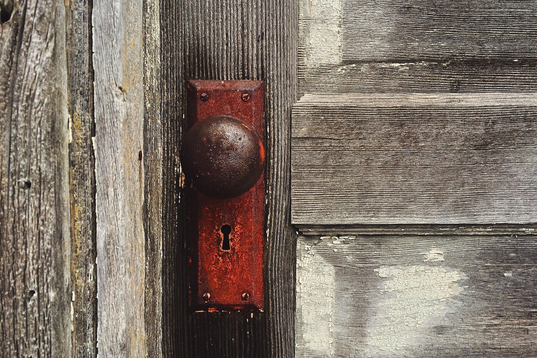 close up dirty door door knob